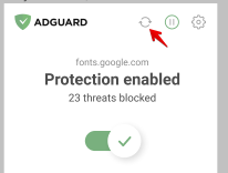 adguard add popup