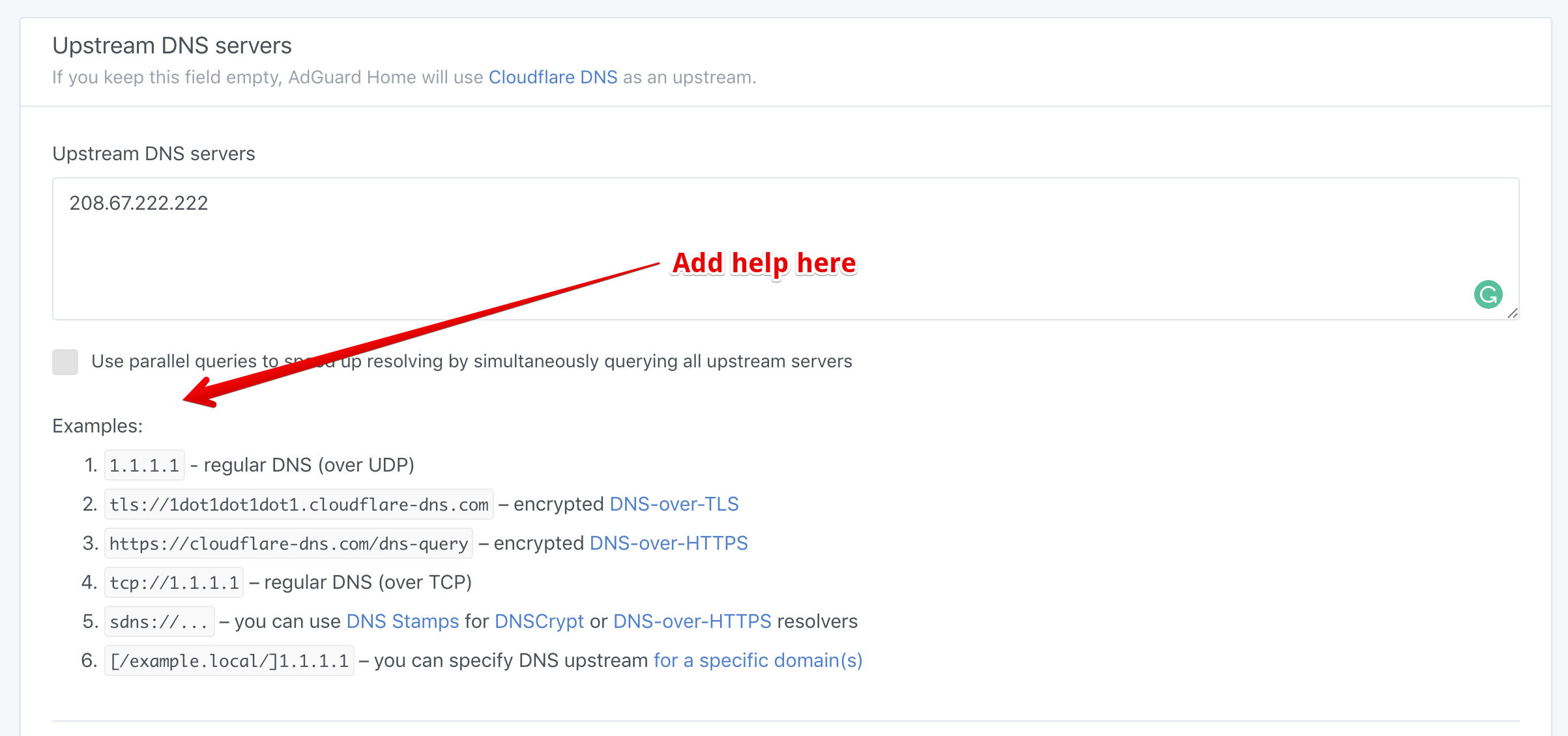 adguard home upstream dns